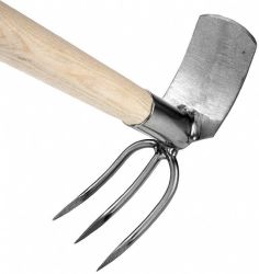 veldhak en vork, steel 150 cm